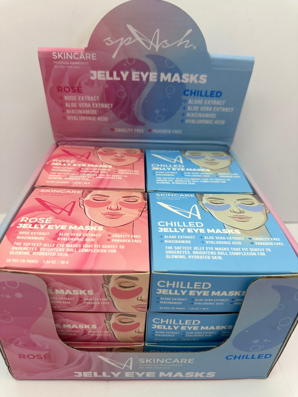 SKINCARE ROSE JELLY EYE MASKS
