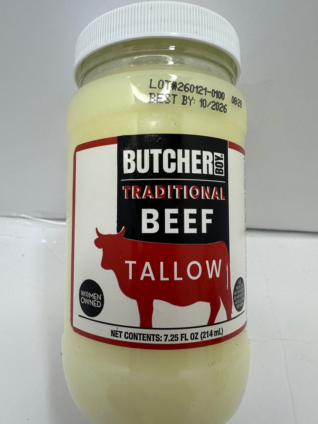 BUTCHER TRADITIONAL BEEF TALLOW CEBO DE RES