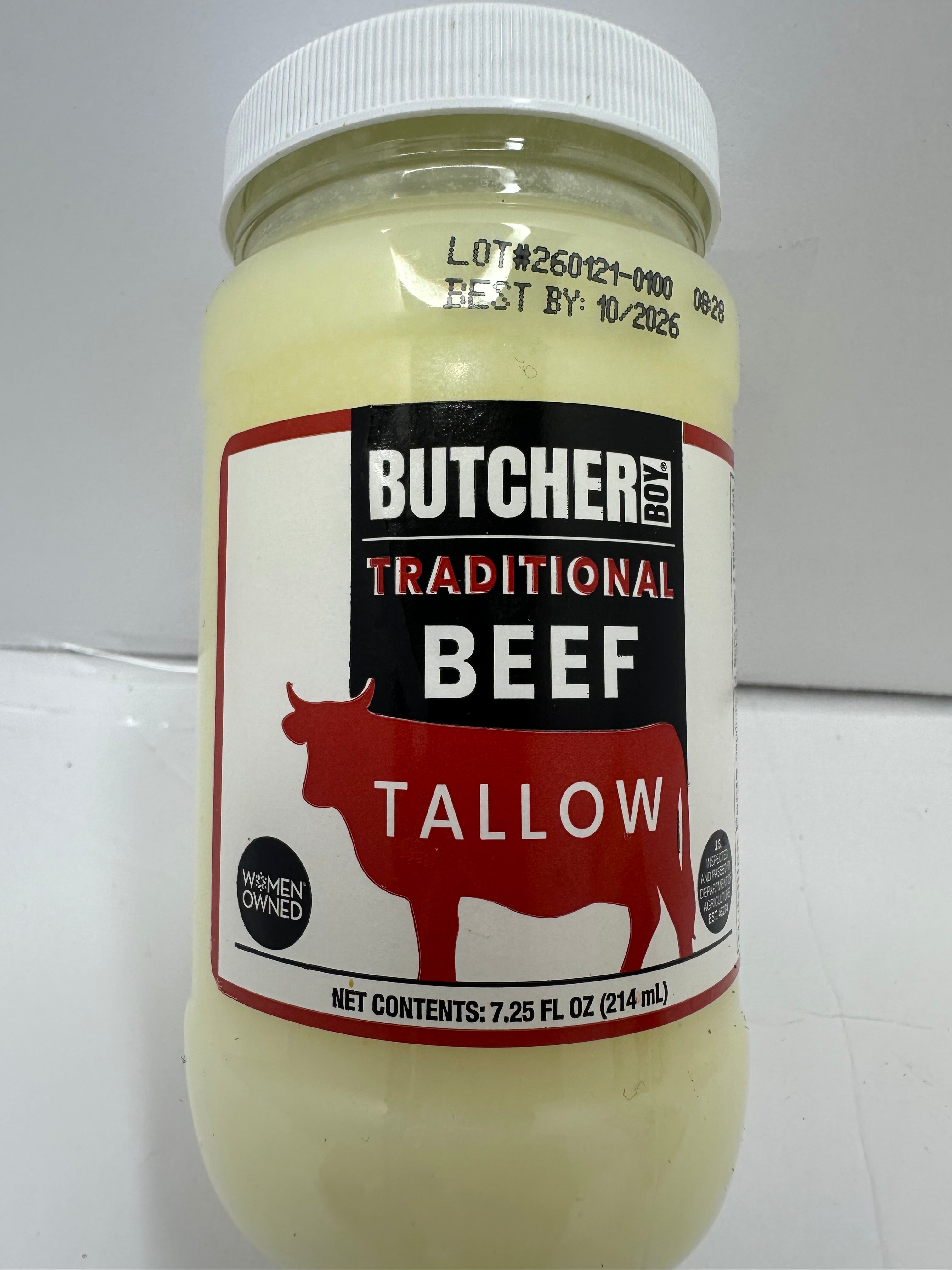 BUTCHER TRADITIONAL BEEF TALLOW CEBO DE RES
