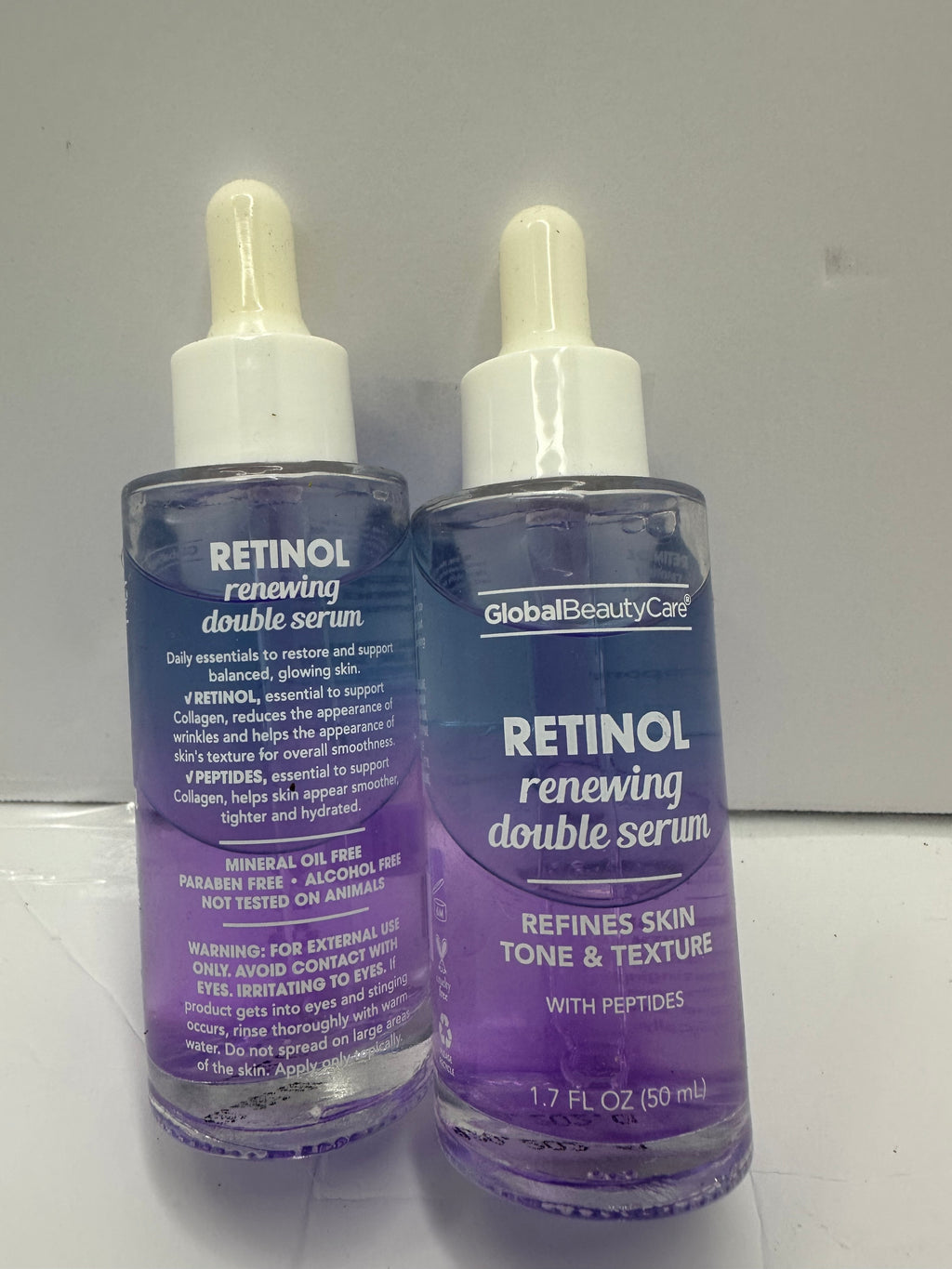 DOBLE SUERO DE RETINOL Y PEDTIDOS GLOBAL BEAUTY CARE