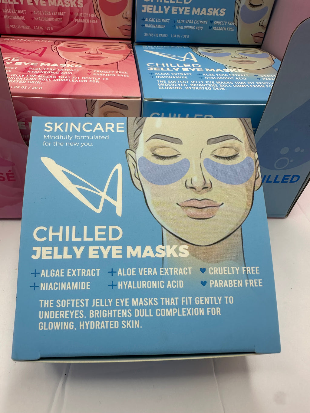 SKINCARE ROSE JELLY EYE MASKS