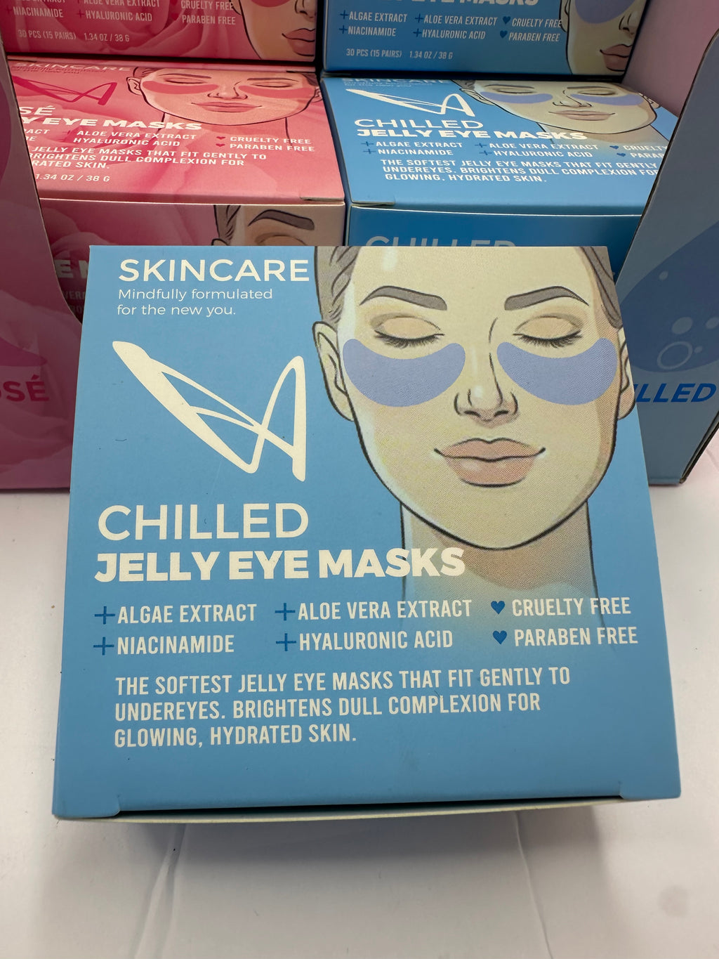 SKINCARE ROSE JELLY EYE MASKS