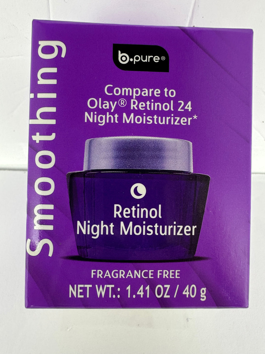 B.pure smoothing retinol night moisturizer