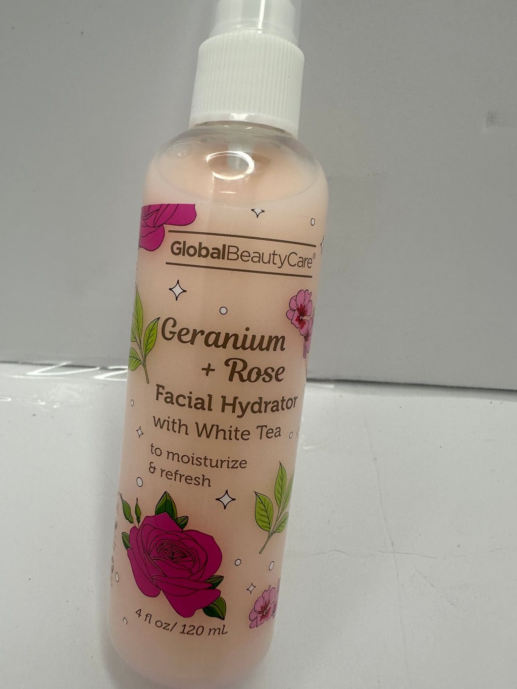 ACEITE FACIAL, SUERO Y TÓNICO CON GERANIO Y EXTRACTO DE ROSAS GLOBAL BEAUTY CARE