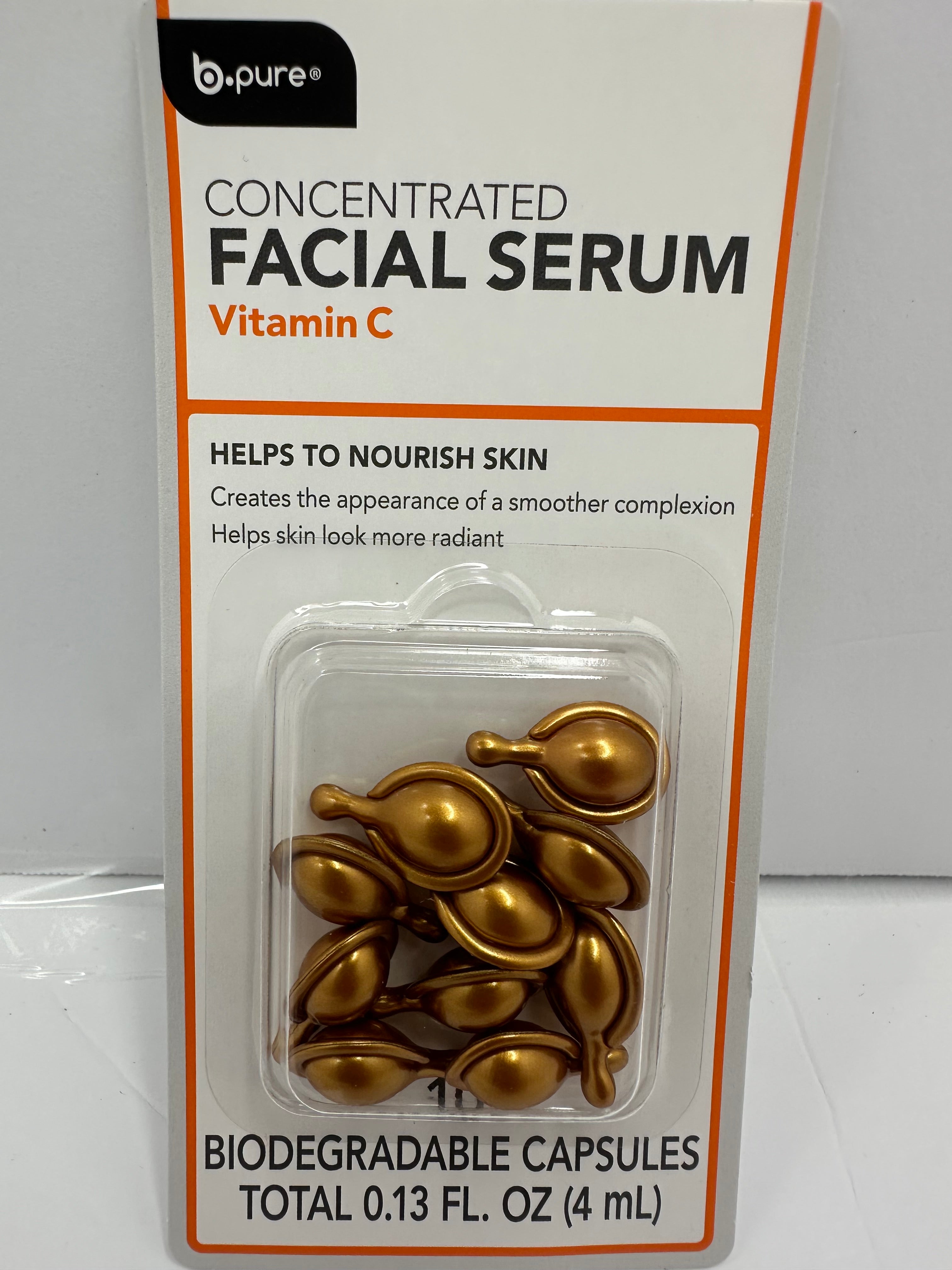 B PURE CONCENTRADED FACIAL SERUMS VITAMINE C NIACIANIAMIDAS RETINOL HIALURONIC ACID