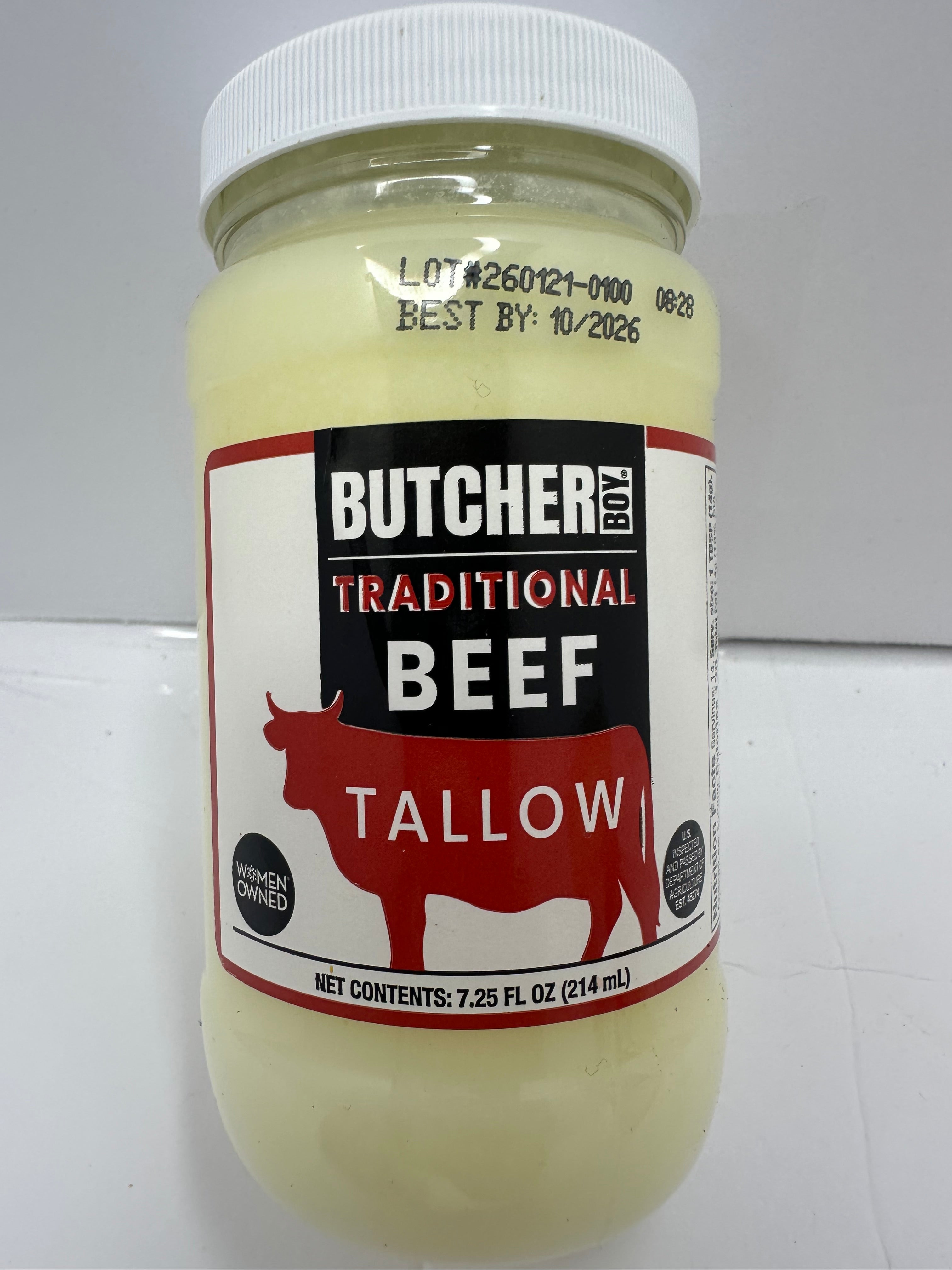 BUTCHER TRADITIONAL BEEF TALLOW CEBO DE RES