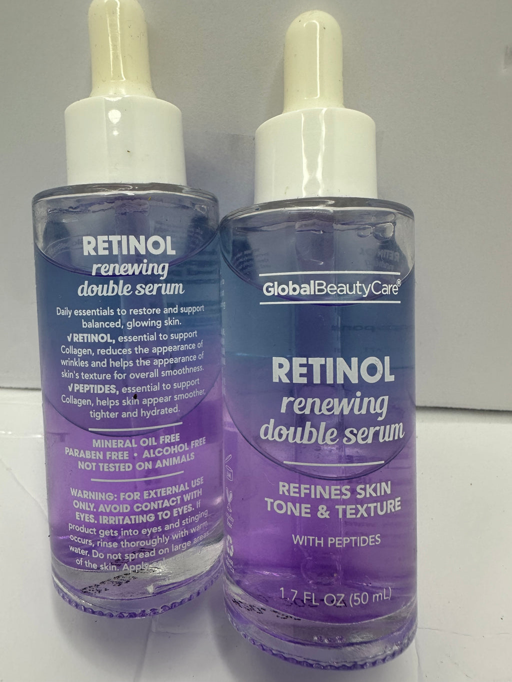 DOBLE SUERO DE RETINOL Y PEDTIDOS GLOBAL BEAUTY CARE