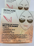 Caffeine jelly eye masks