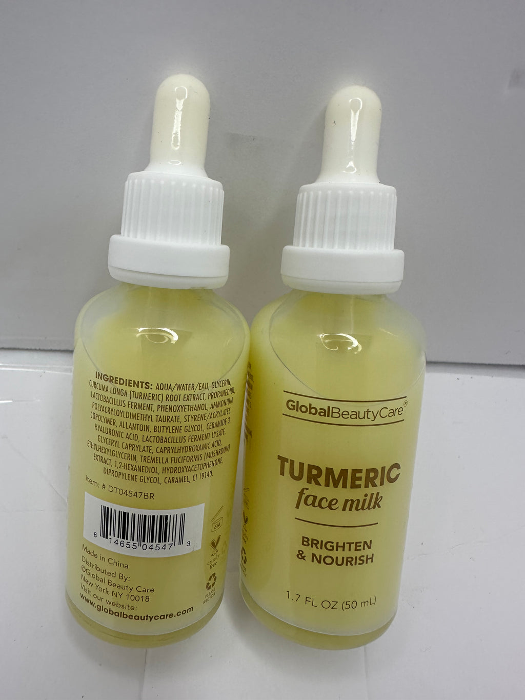 SUERO DE CÚRCUMA Y LECHE GLOBAL BEAUTY CARE