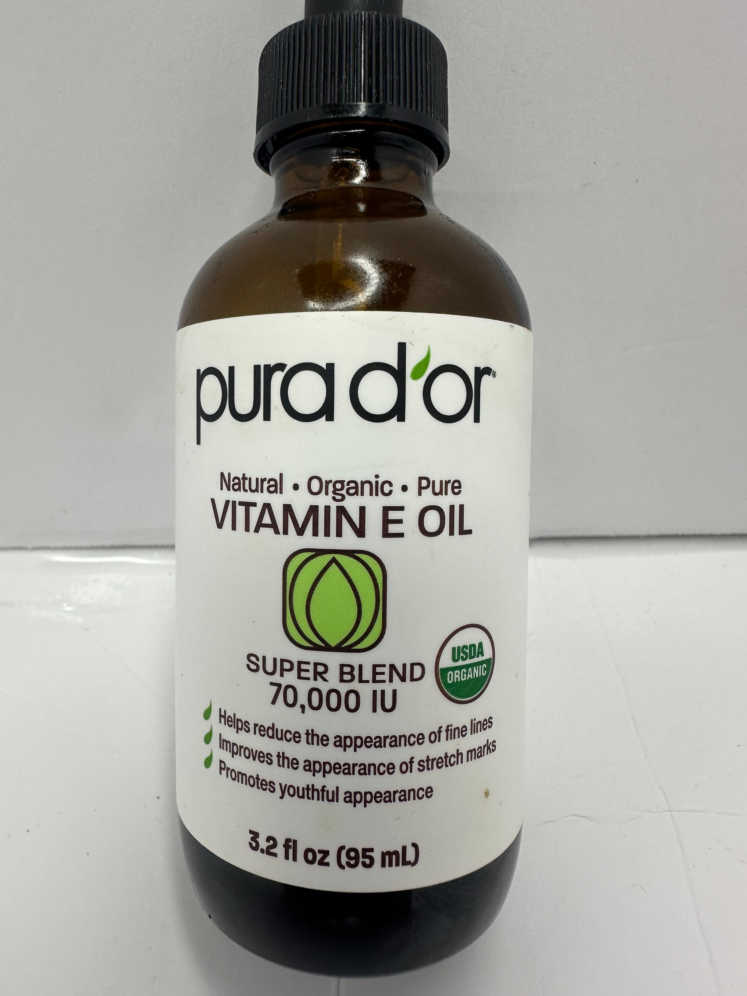 PURADOR ACEITE DE VITAMINA E ORGÁNICO, PURO Y NARURAL