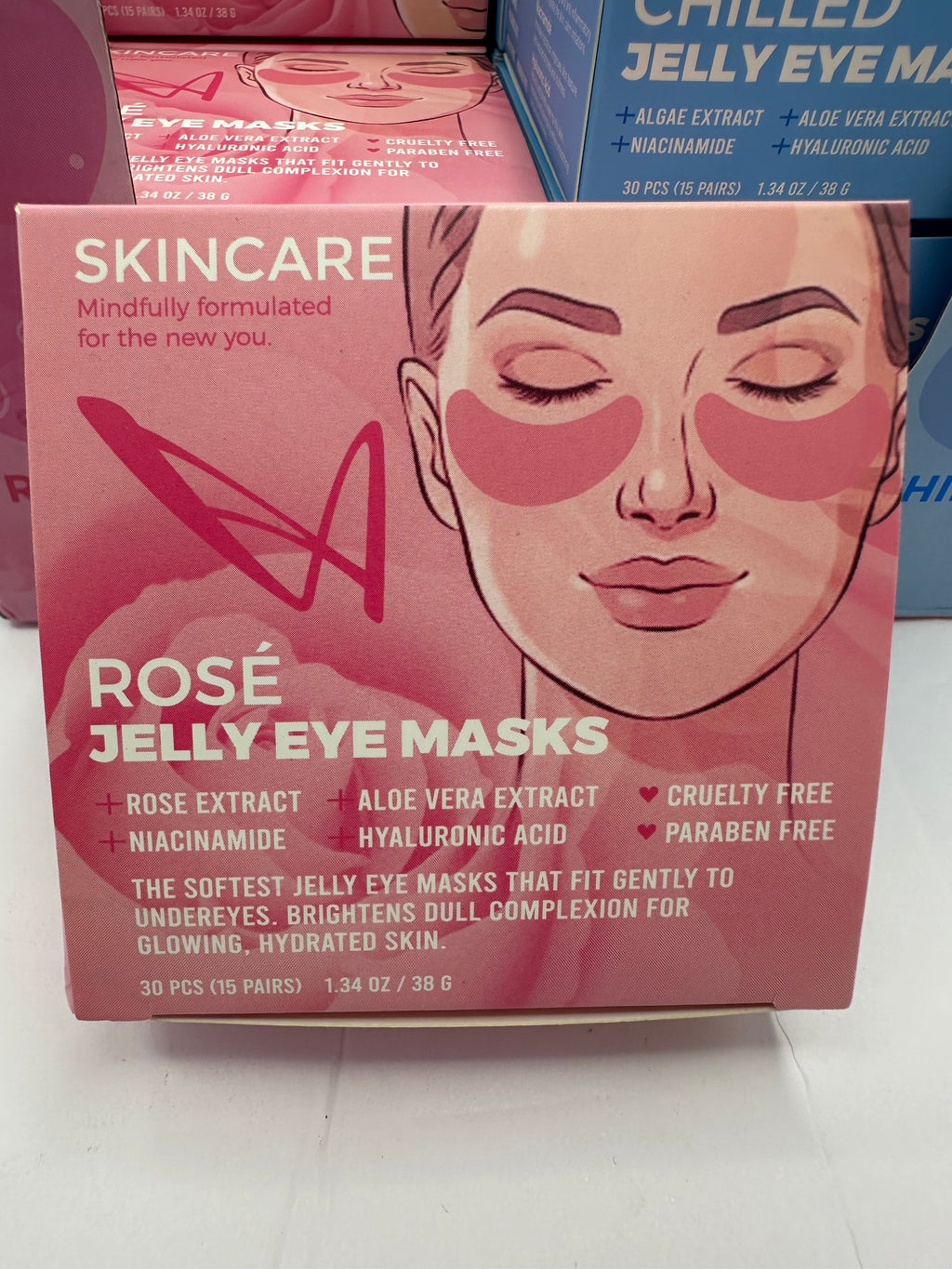 SKINCARE ROSE JELLY EYE MASKS