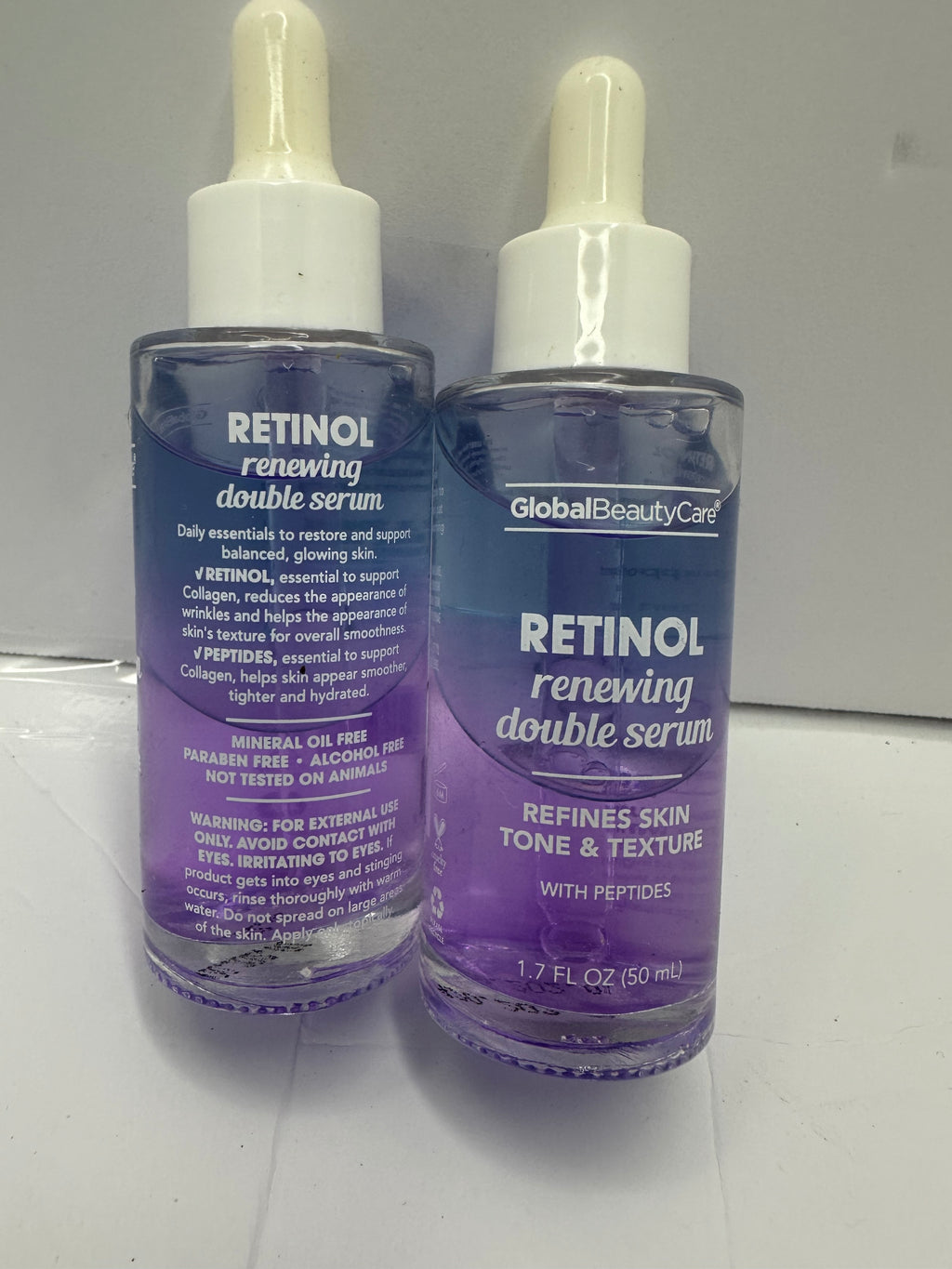 DOBLE SUERO DE RETINOL Y PEDTIDOS GLOBAL BEAUTY CARE