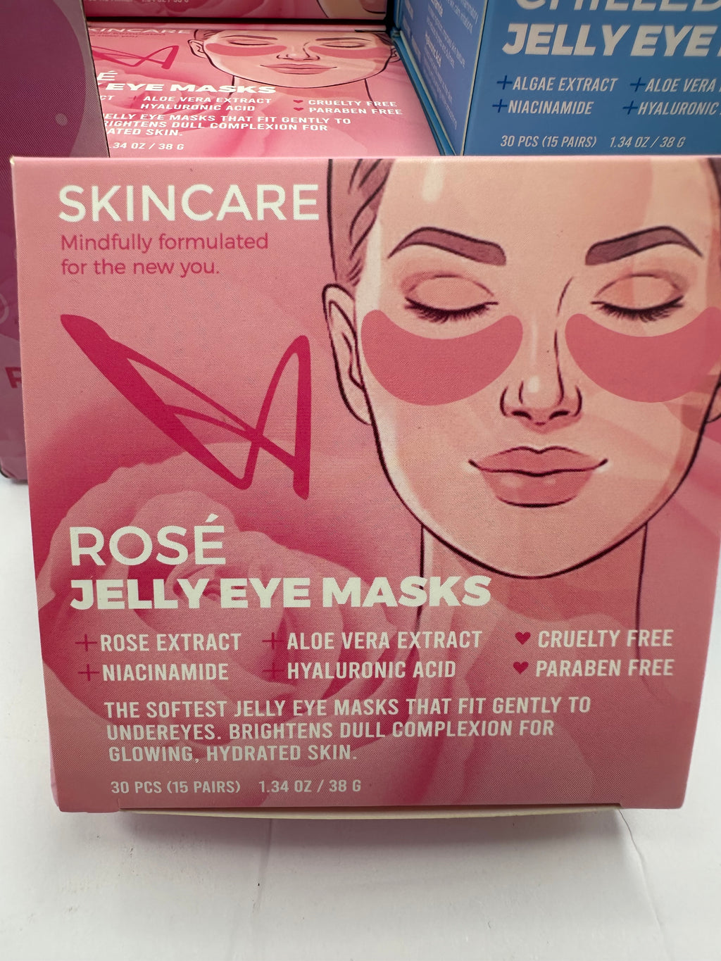 SKINCARE ROSE JELLY EYE MASKS