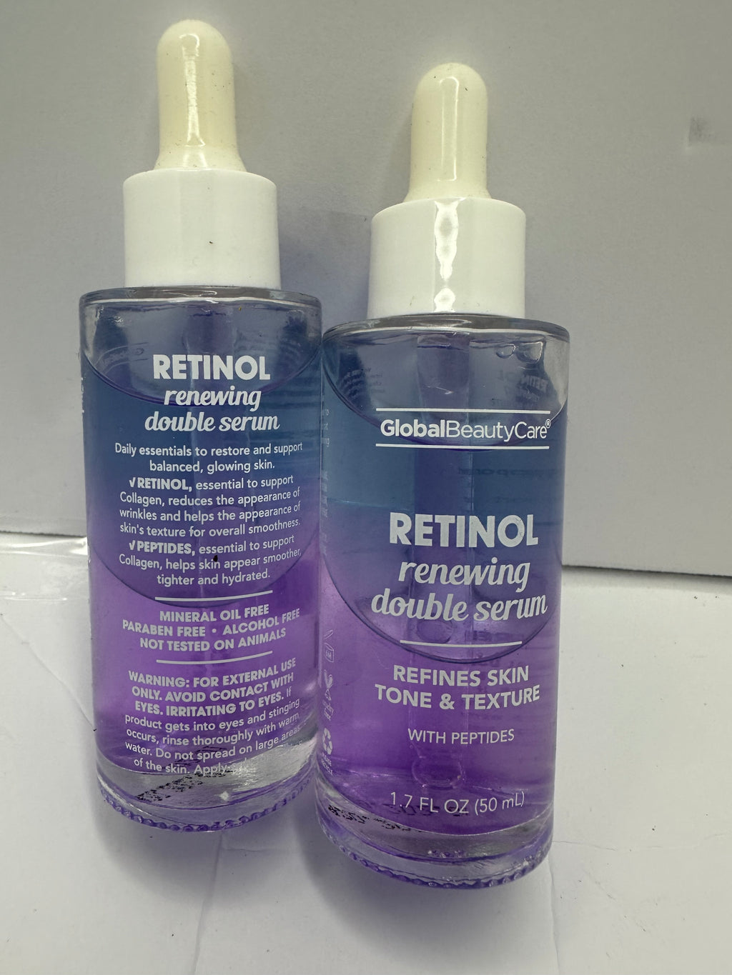 DOBLE SUERO DE RETINOL Y PEDTIDOS GLOBAL BEAUTY CARE