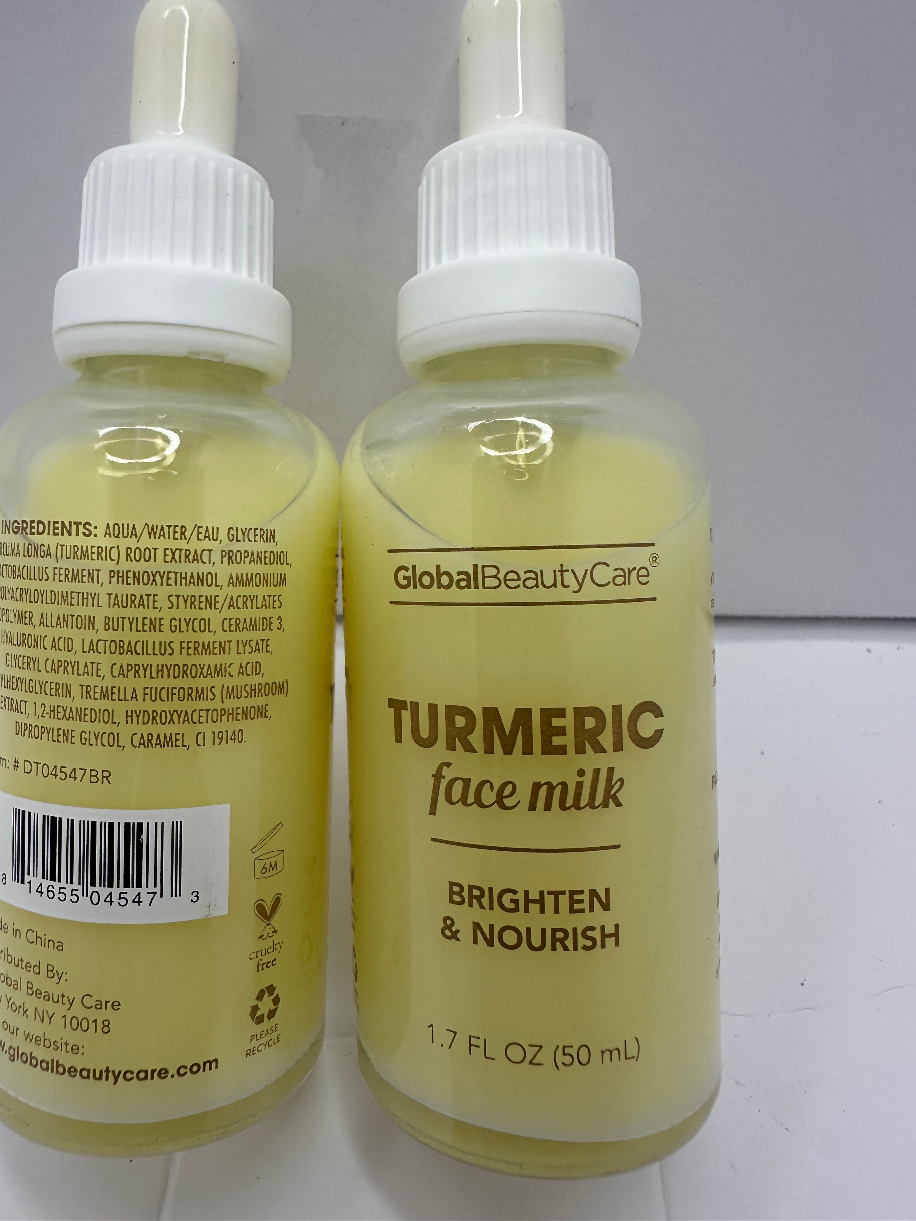 SUERO DE CÚRCUMA Y LECHE GLOBAL BEAUTY CARE