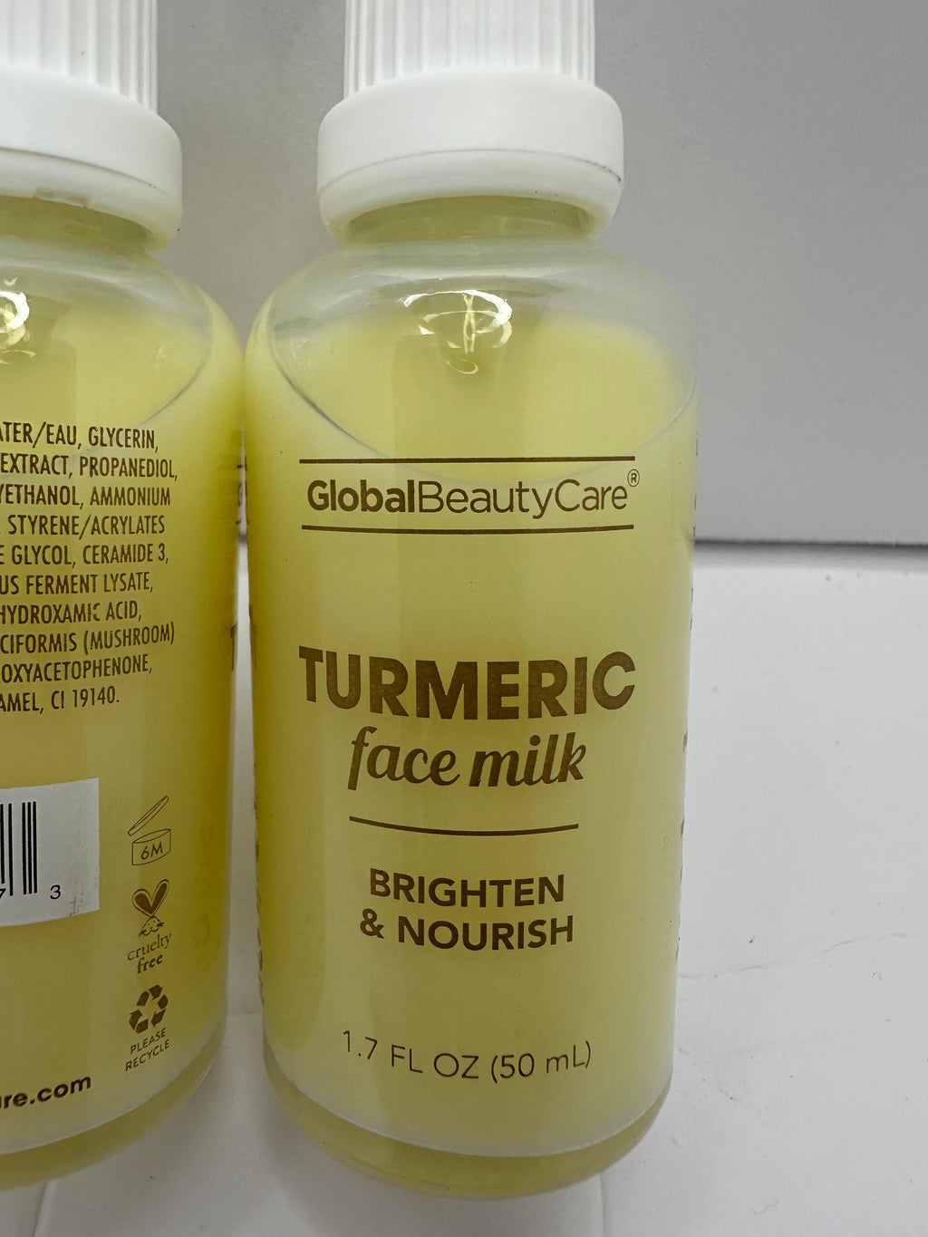 SUERO DE CÚRCUMA Y LECHE GLOBAL BEAUTY CARE