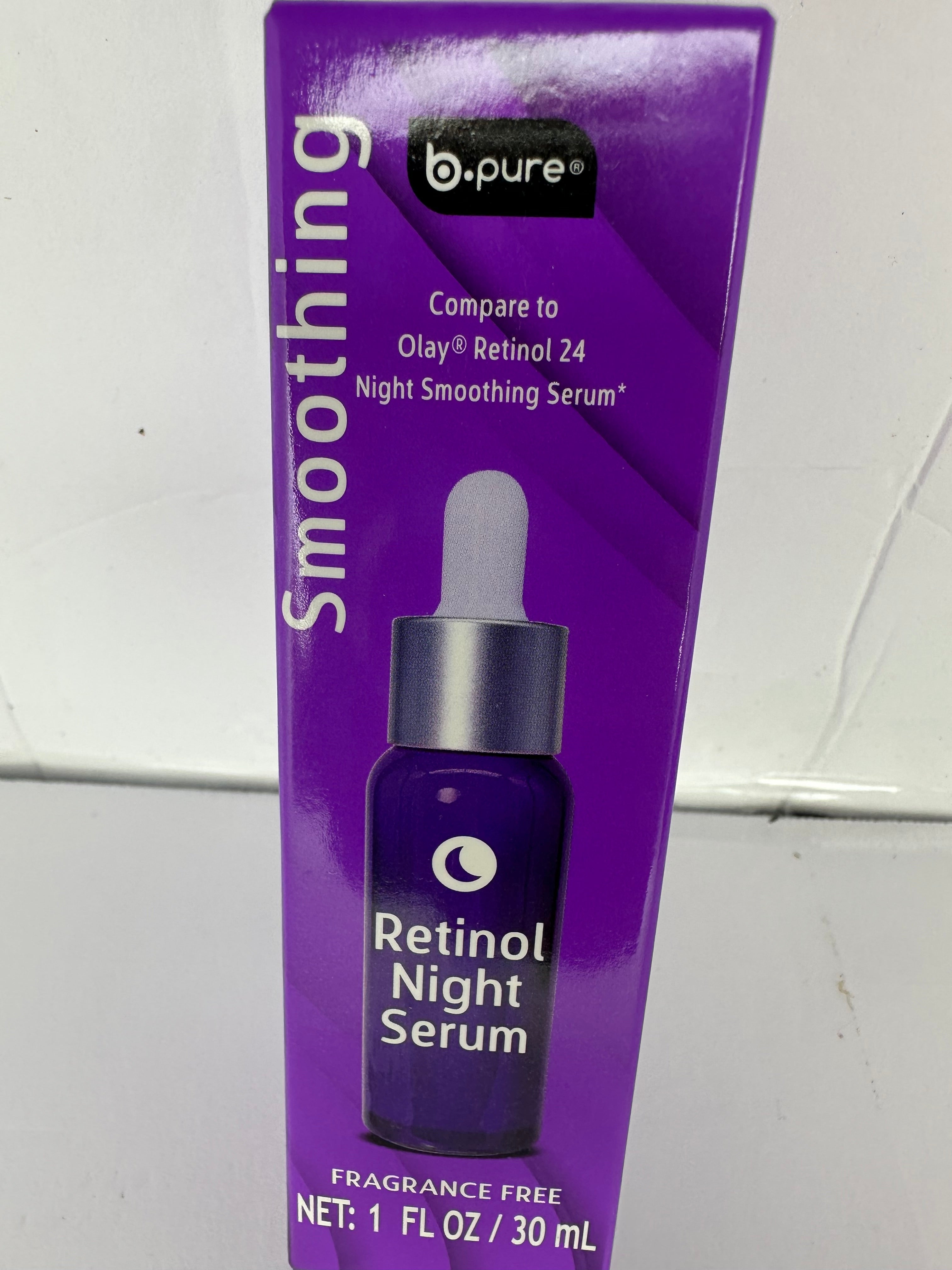 B.pure smoothing retinol night moisturizer