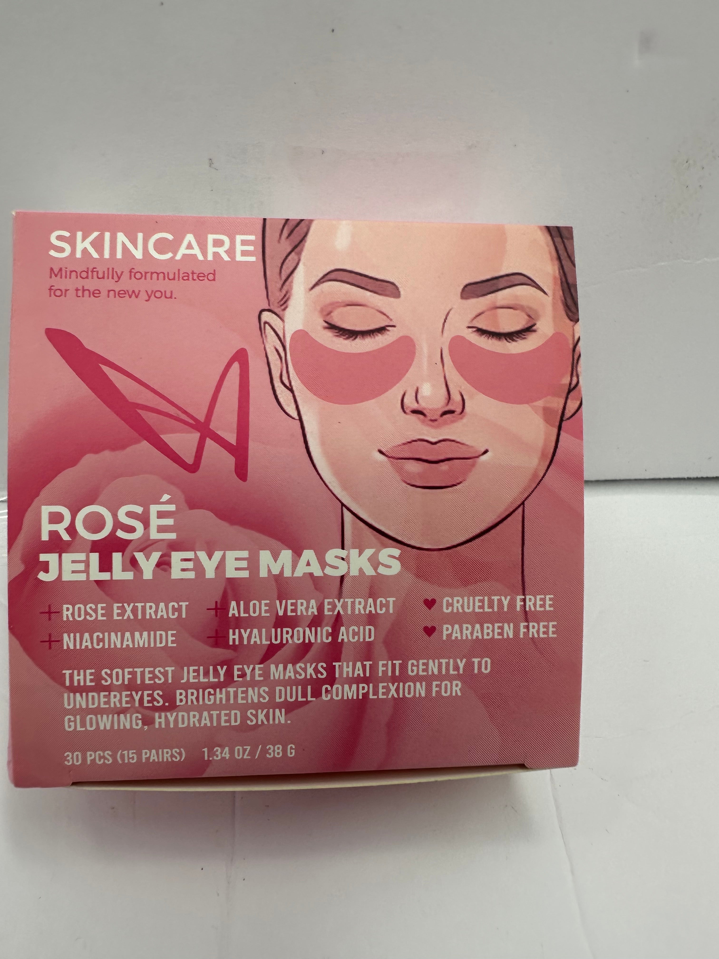 SKINCARE ROSE JELLY EYE MASKS