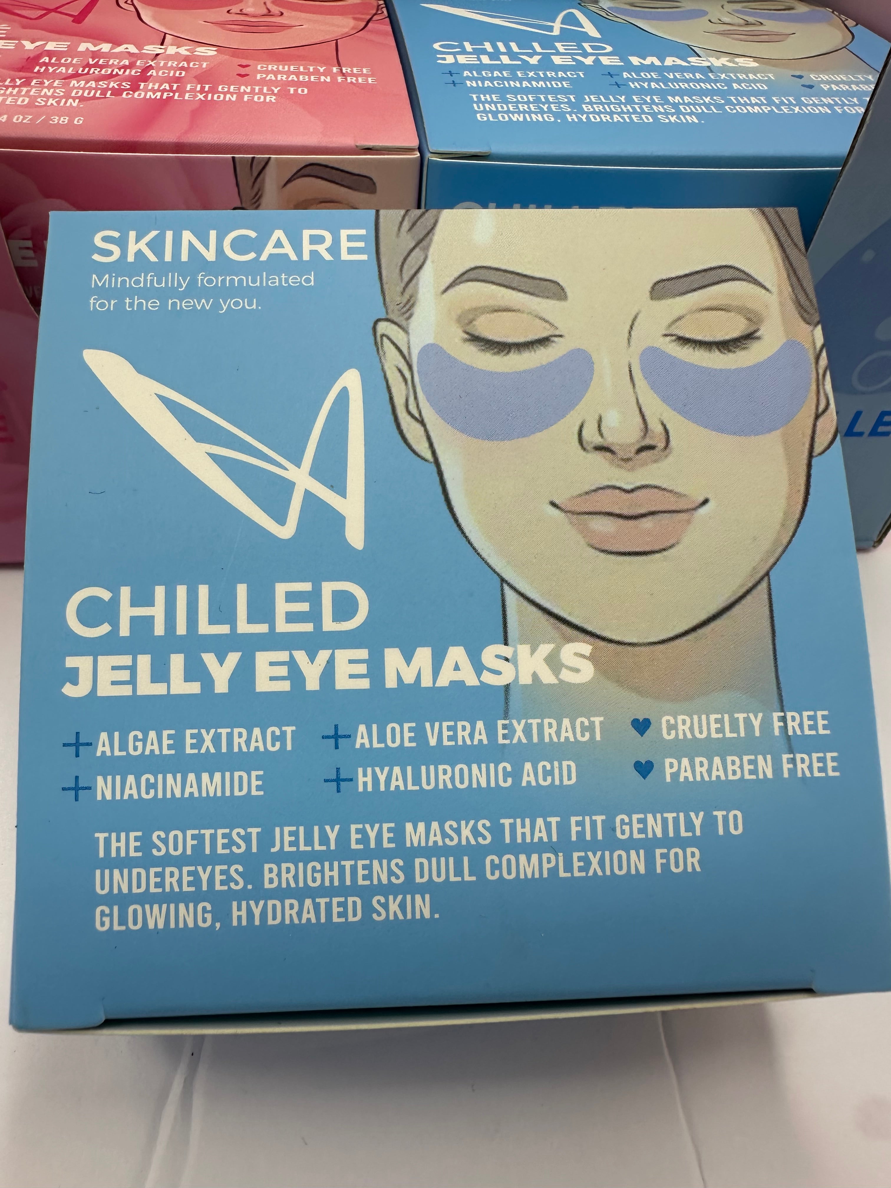 SKINCARE ROSE JELLY EYE MASKS